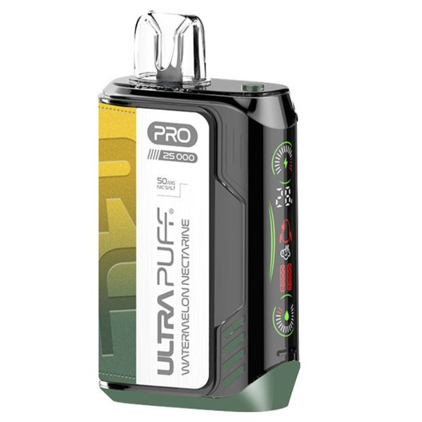 Ultra Puff Pro Watermelon Nectarine 25,000 Puffs Disposable Vape
