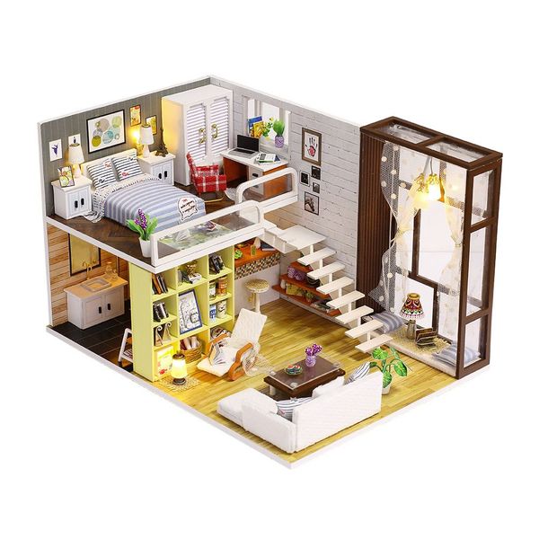 Know Me Contracted City DIY Miniature House Kit