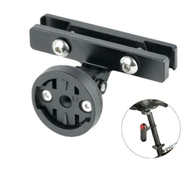 Xtreme Xccessories Bicycle Saddle Rail Rear Light Bracket Seatpost Mount