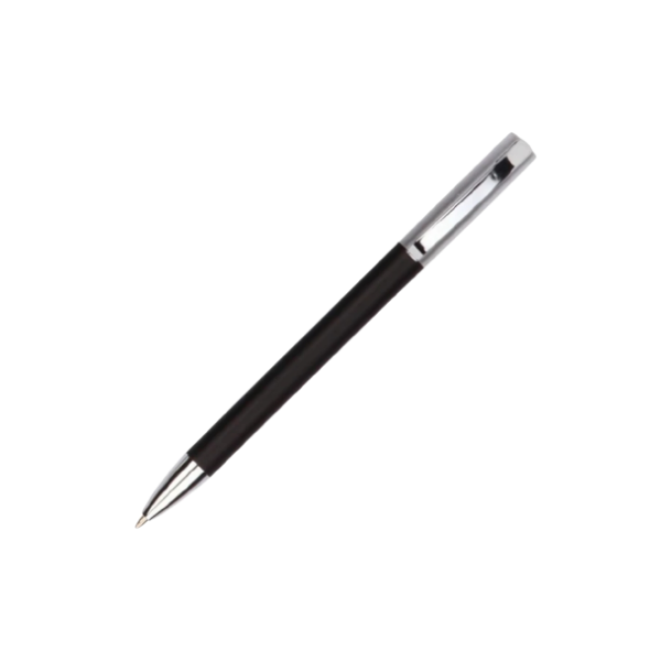 Black and Silver Ballpoint Pen 'Annie' - Pack of 50