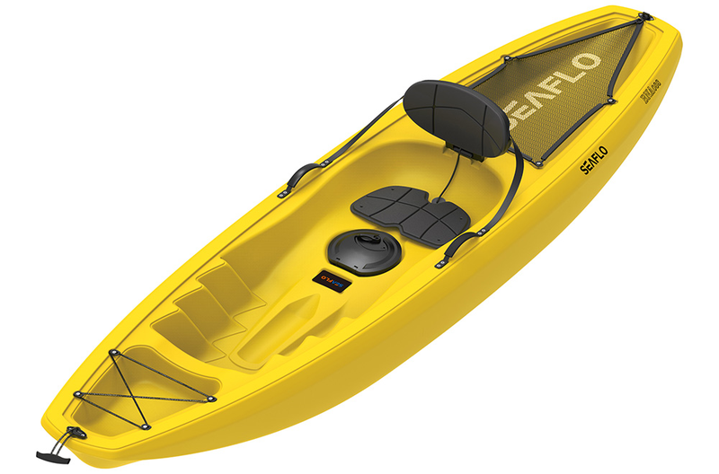Seaflo Quest 8.8" Adult Kayak with Paddle, Seat Pad and Backrest - Various Colours