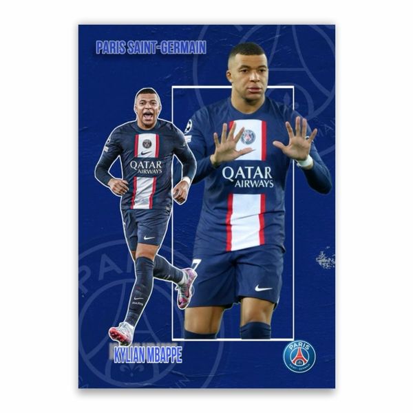 Kylian Mbappe PSG Poster - A1