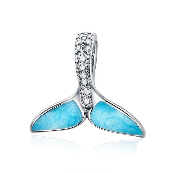 Charms Forever 925 Sterling Silver Mermaid Tail Charm by ASR