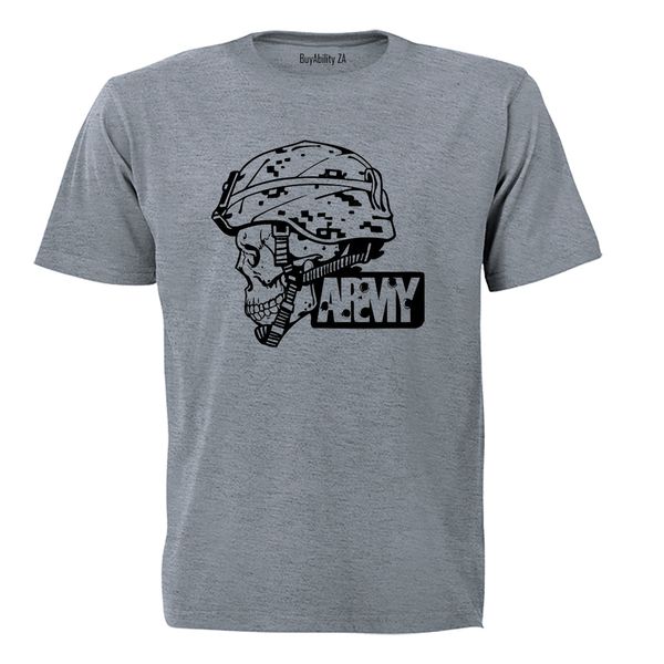 Army Military Skeleton Skull - Adults - T-Shirt
