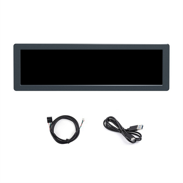 8.8 Inch Usb Monitor 1920x480 Pc Case Secondary Screen Space Gray