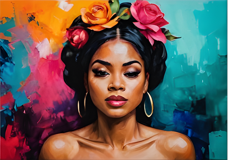 RootedArt Canvas Wall Art Home Decor - African Beauty