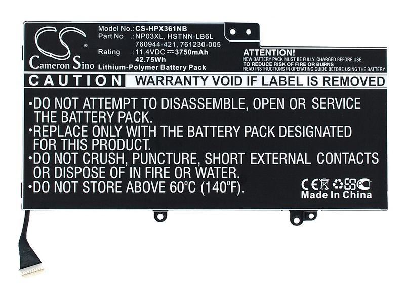 Replacement Battery for HP Envy 15/X360; Pavilion 13/X360