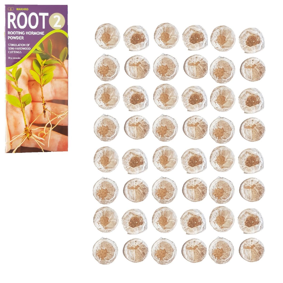 Rooting Cloning Kit for SemiHardwood Cutting with Jiffy Root Pellets