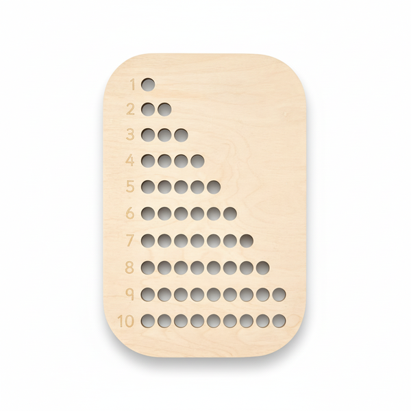 Kids Montessori Sensory Number Board Educational Learning Toy