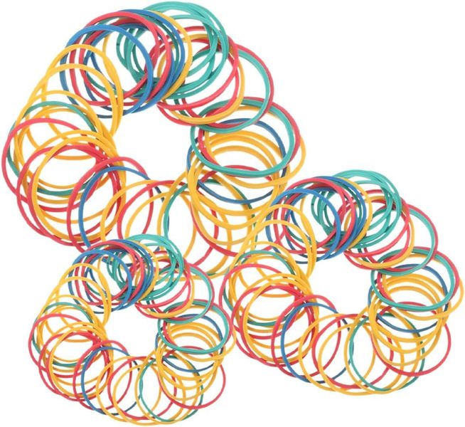 400 Pcs Elastic Bands Resilient Rubber Bands for Office Supplies Classroom