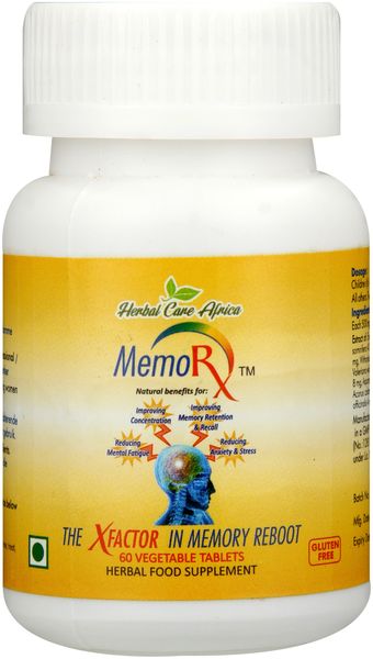 Herbal Care Africa - Memorx 60 Veg Capsules