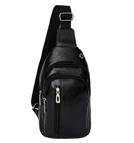 Leather Shoulder Crossbody Sling Chest Bag for Men | Shop Today. Get it ...