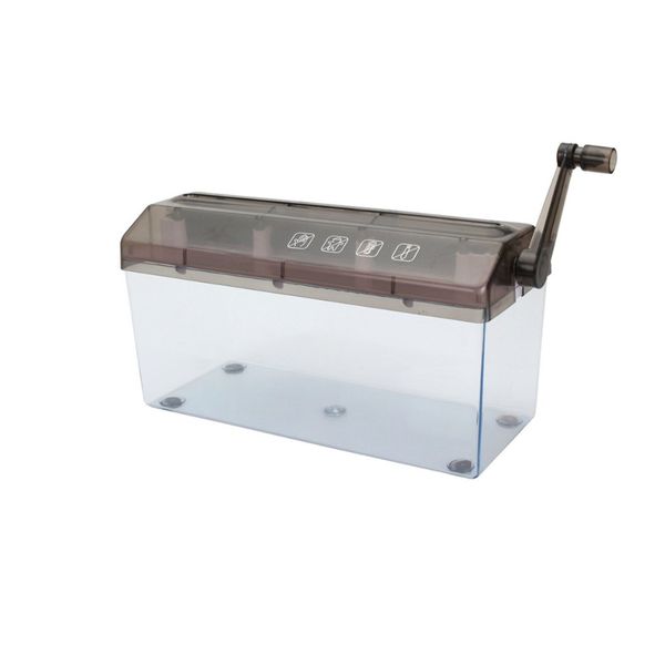 Nerdy Admin - A4 /A6 Manual Hand Paper Shredder 25cm - Black