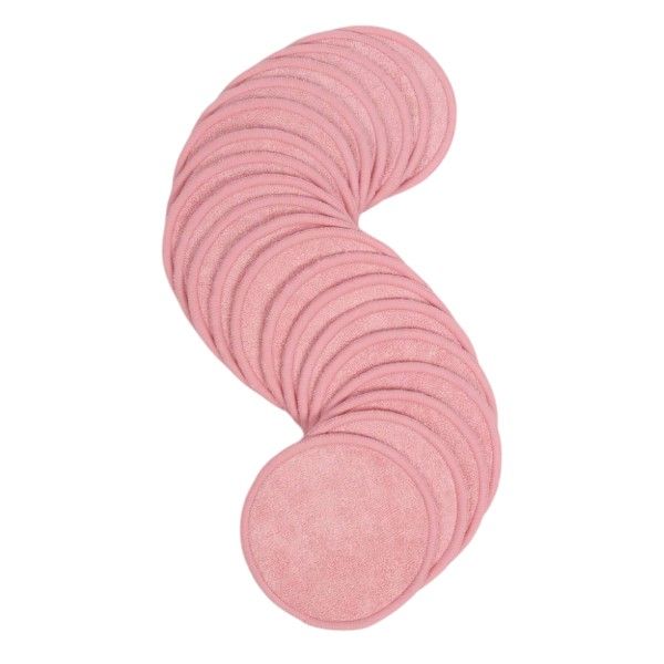 20 Piece - Reusable Makeup Remover Pads - Pink