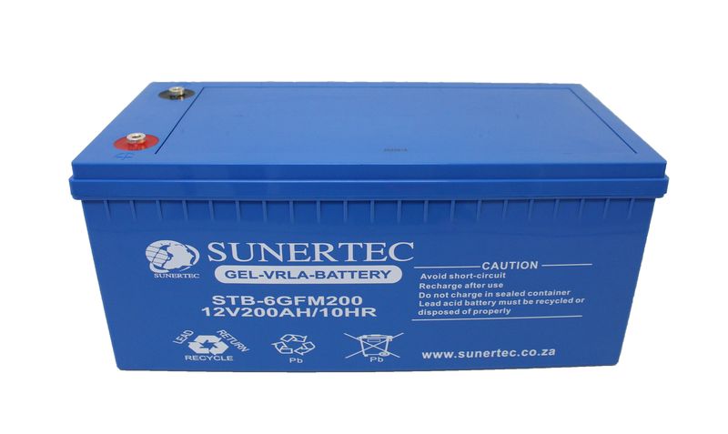 Sunertec Gel Battery 200-12 (200ah 12v)