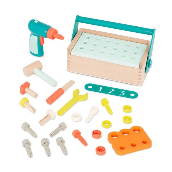 B. toys Fix 'n' Play Kit Wooden Tool Box