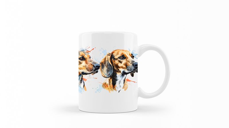Saluki Printed Coffee Mug DSGN101