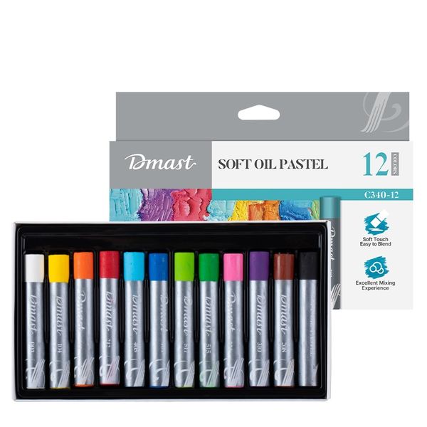 Dmast Soft Oil Pastel Colors 12 Colors