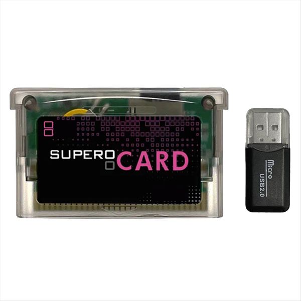 for Supercard Card Game Cartridge Mini Card Adapter for Burning Card