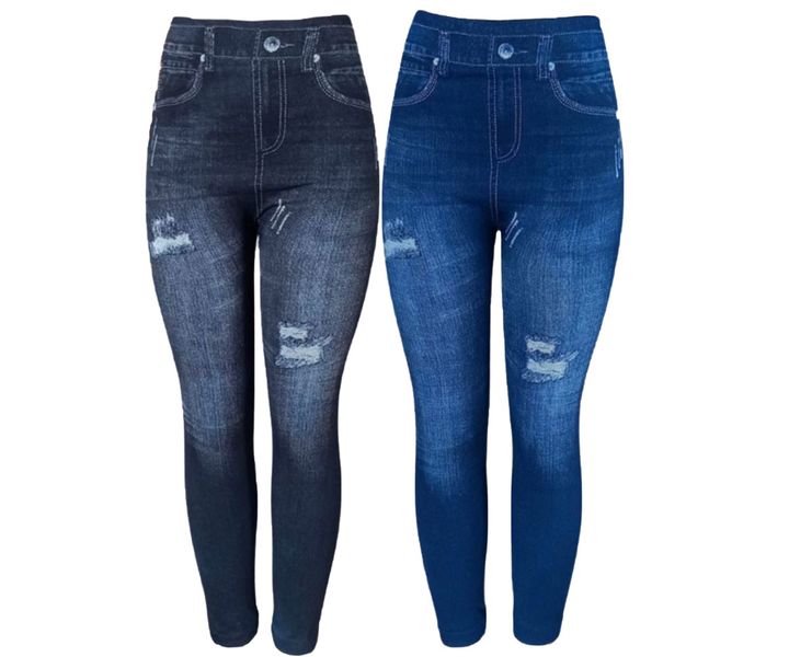 Leggings Winter Thermal Denim Print V2.1 Set image