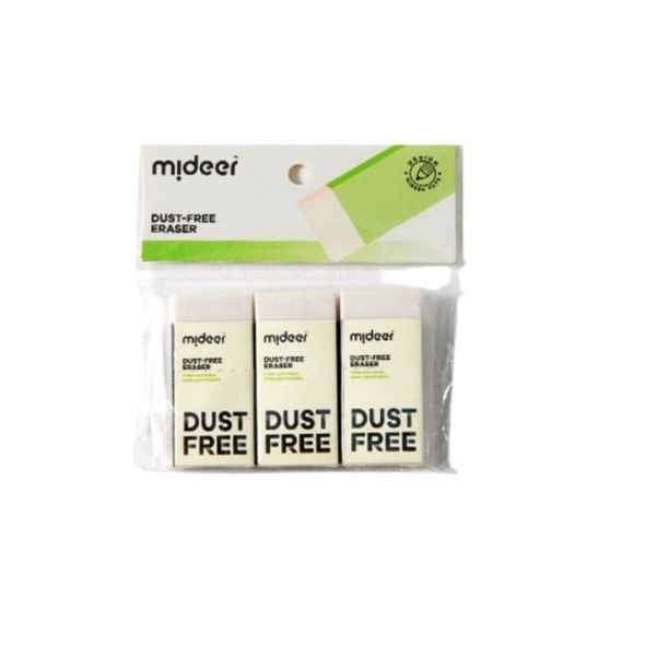 Mideer Dust-Free Eraser Pack of 3