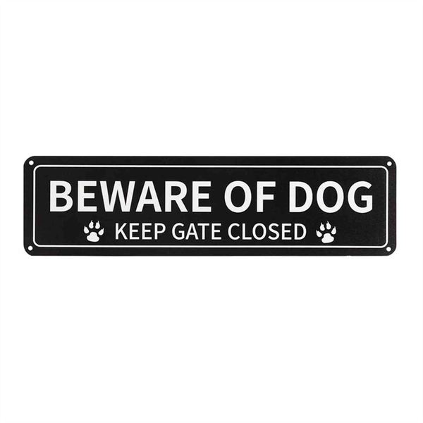 1 Pack Beware of Dog Sign,12X3 Inch Rust Free.040 Aluminum Metal Sign