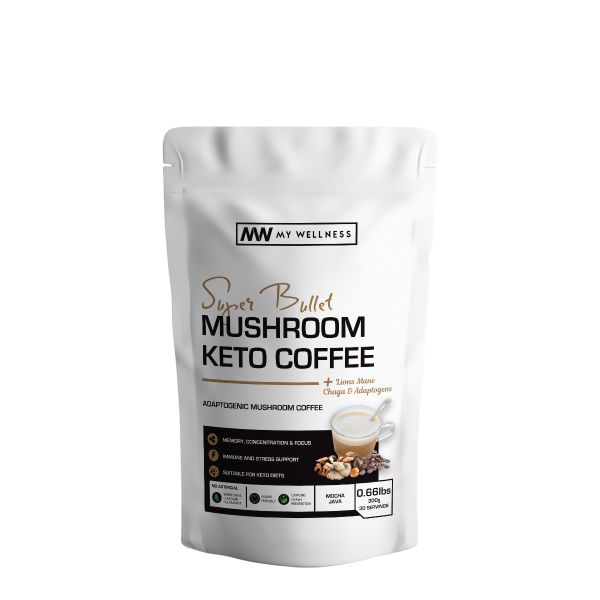 My Wellness Natural &amp; Smooth Mushroom Keto Coffee - Mocha Java 300g