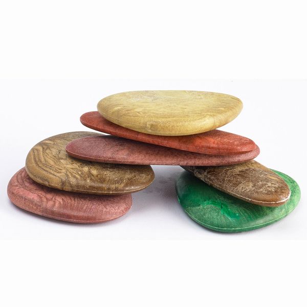 EDX Education Eco-Friendly Junior Rainbow Pebbles with Activity Cards