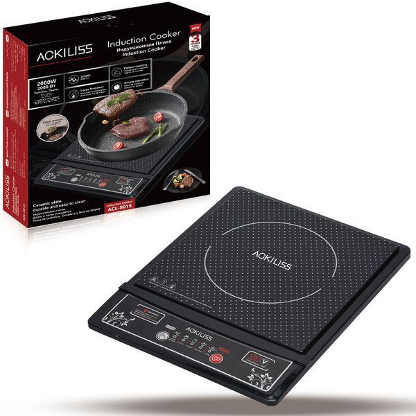 2000W Induction Cooker Stove: Fast Heating Energy Saving Electric Hot Plate