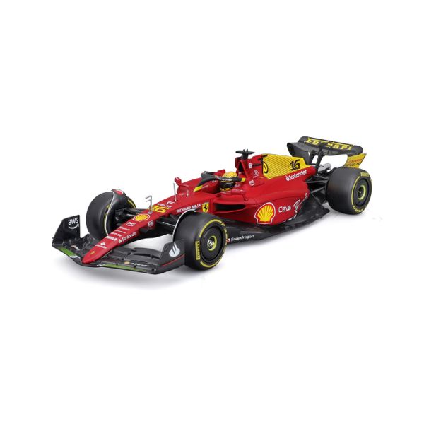 Bburago-1/24 Scuderia Ferrari F1-75 2022 - Monza Livery #16 Charles Leclerc