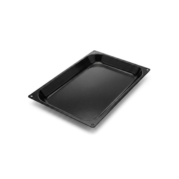 Enamelled Black Baking Tray 535 x 325 x Height Options - mm