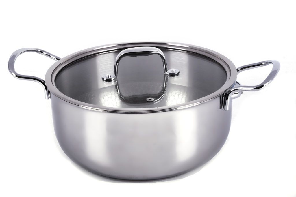 Tissolli TriPly Stainless Steel Casserole With Lid - 24cm with Glass ...