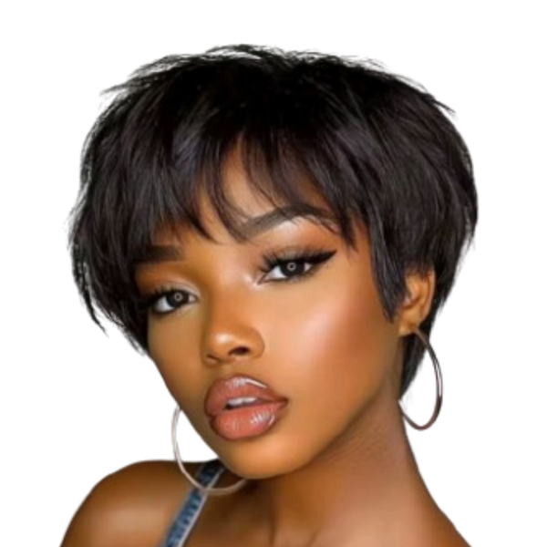 Remy Brazilian Hair Pixie Wig.