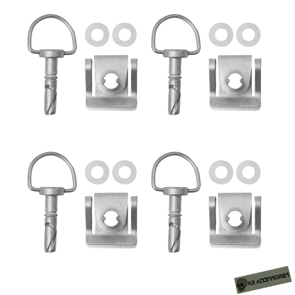 KR Auto Quick Release Bolt/ Clips: Rotary Catch (10-Piece)