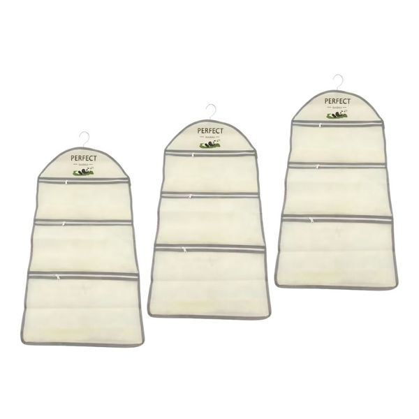 Bestby- 3-Layer Storage Bag Organizer for Bras/Socks/Underwear (Set of 3)