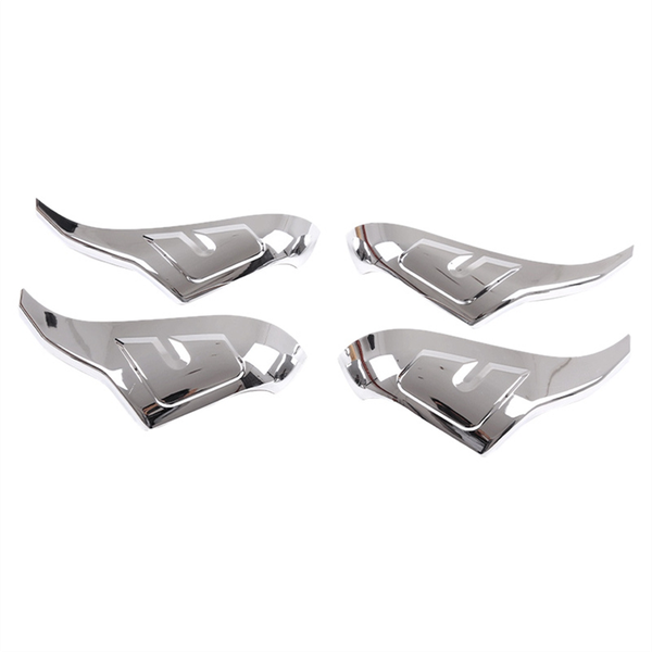 4 Pcs Silver Tail Light Cover Decorative Cover Compatible with Toyota