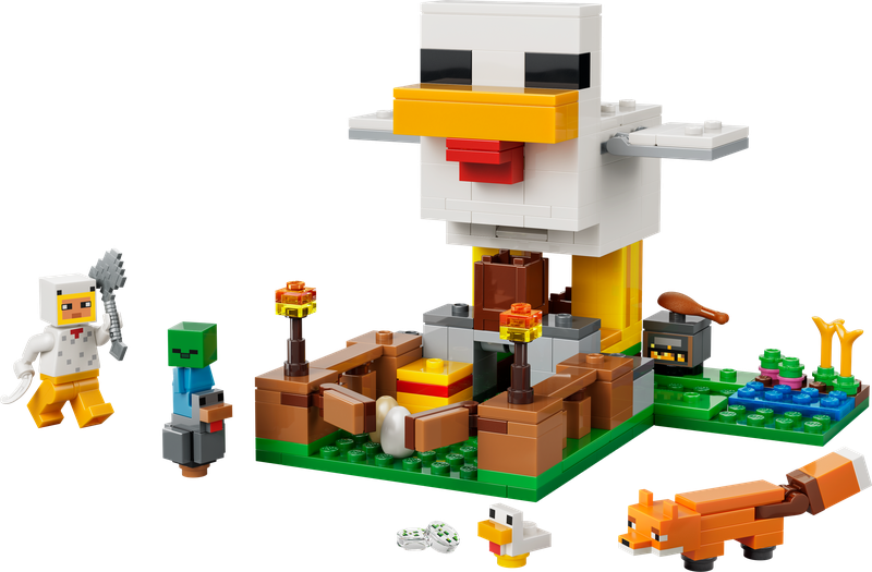 LEGO Minecraft Chicken Farm Building Set 233 Pieces
