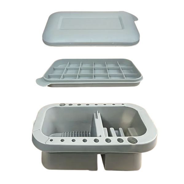 3-in-1 Paint Brush Washer, Holder &amp; Mixing Palette