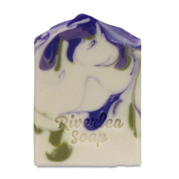 Riverlea - Soap Bar - Drop Swirl - Lavender - 122g