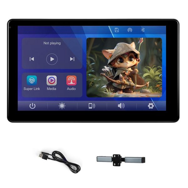 9 Inch Multi-Functional Car Tv Headrest Monitor Compatible with Universal