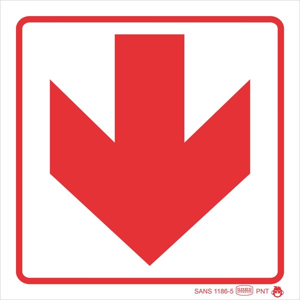 Informs People of the direction of fire equipment Down