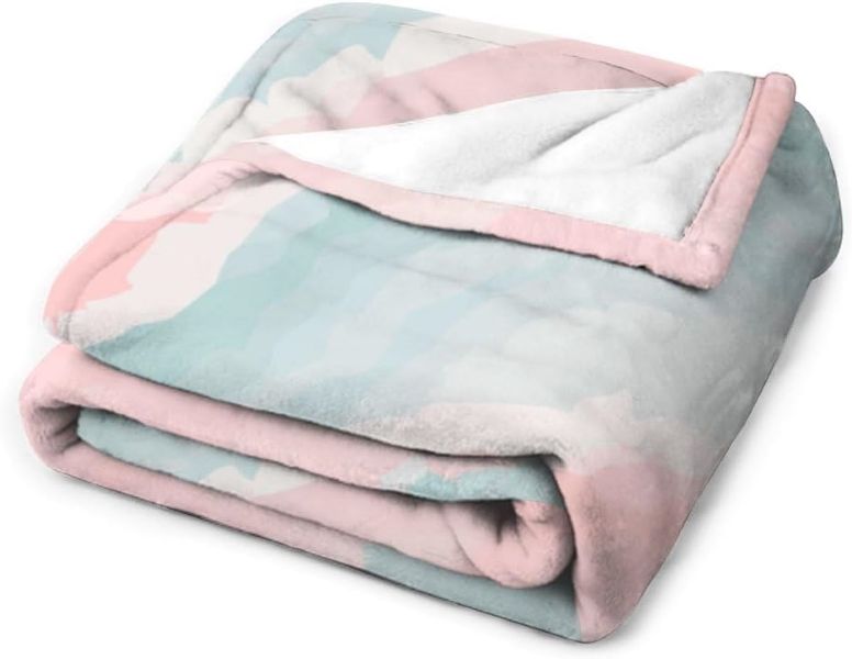 Flannel Mermaid Metallic Blanket, 150x180cm