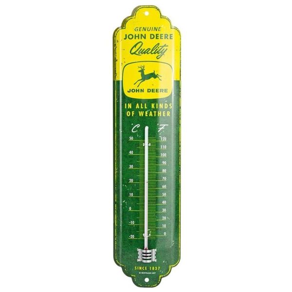 John Deere "In all kinds of weather" Thermometer