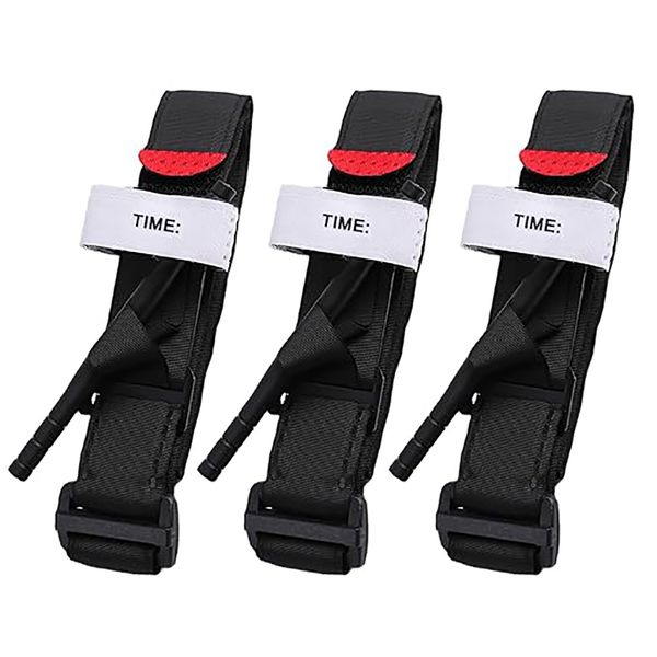 3 Piece spinning tourniquet, one-handed medical emergency equipment