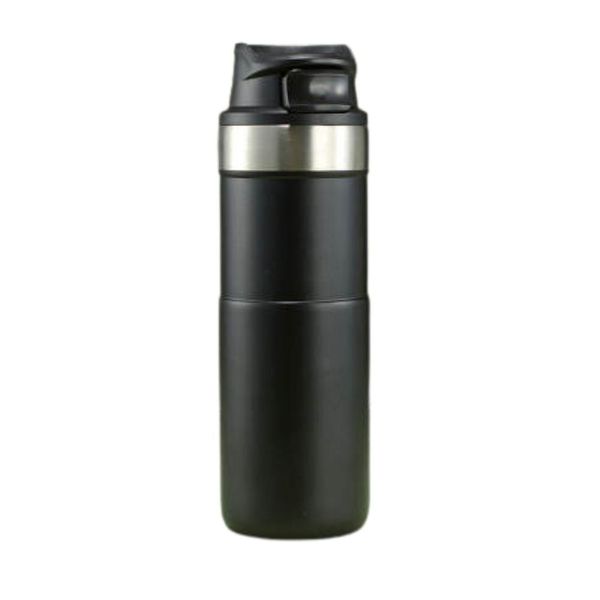 Pruchef - 500ml Leakproof Insulated Travel Mug - Black