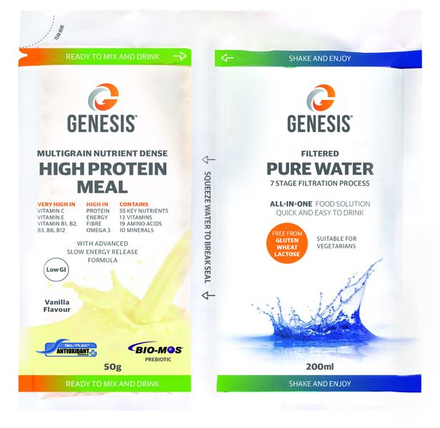 Dual Pouches - Genesis Banana Flavour Box (35 Sachets)