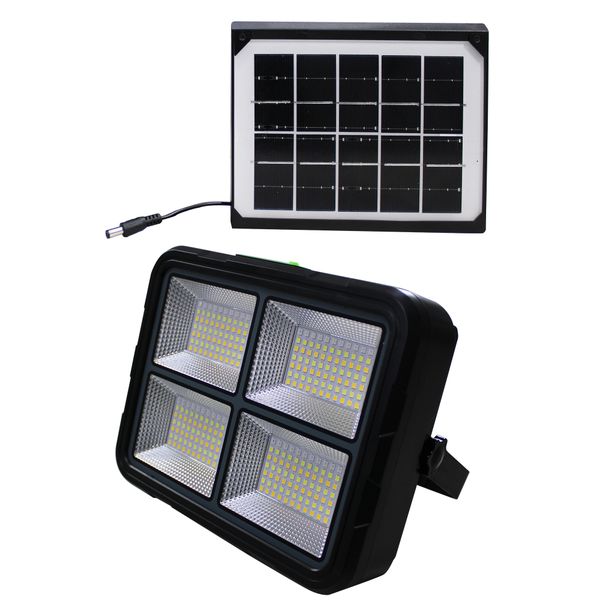 200W 308 LED Solar Lighting Kit &amp; Power Supply with Type C USB &amp; 3V DC Port