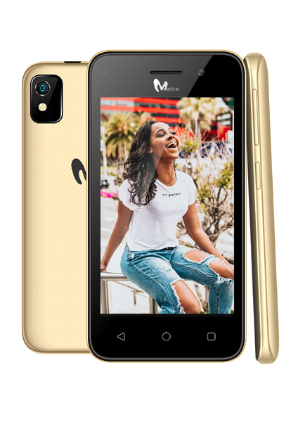 Mobicel Rave Dual Sim - Gold
