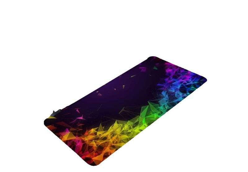 Gaming Mouse Pad Large LED RGB Illuminated - Triangles