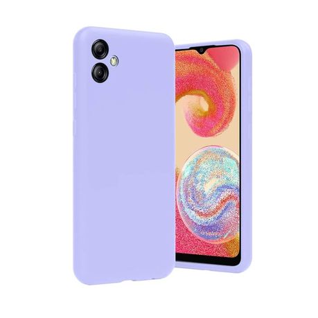 Liquid Silicone Back Case Compatible with Samsung Galaxy A06 - Purple Image